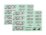 Decal sheet (2) F190 (SER302066)