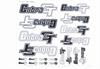 Decal sheet S811 GT black and white (2) (SER600610)