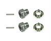 Wheelhexagon light +3mm /nut/pin (2) (SER600494)