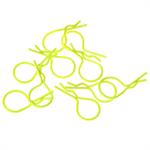 big body clip 1/10 - fluorescent yellow (10)