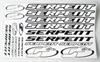 Decal sheet 1/8 black-white (2) (SER1887)