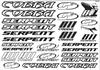 Decal sheet S811 black/white (2) (SER600329)