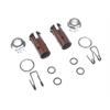 Wheel-axles front qc-fixed set