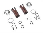 Wheel-axles front qc-fixed set