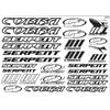 Decal sheet S811 black/white (2) (SER600329)