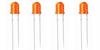 LED 5mm orange-diffus 4-19V (4 Stk.)