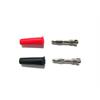 Stecker Banane Stecker 4mm schw/rot (1 Paar)