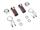 Wheel-axles front qc-fixed set