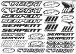 Decal sheet S811 black/white (2) (SER600329)