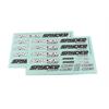 Decal sheet SDX4 (2) (SER500637)