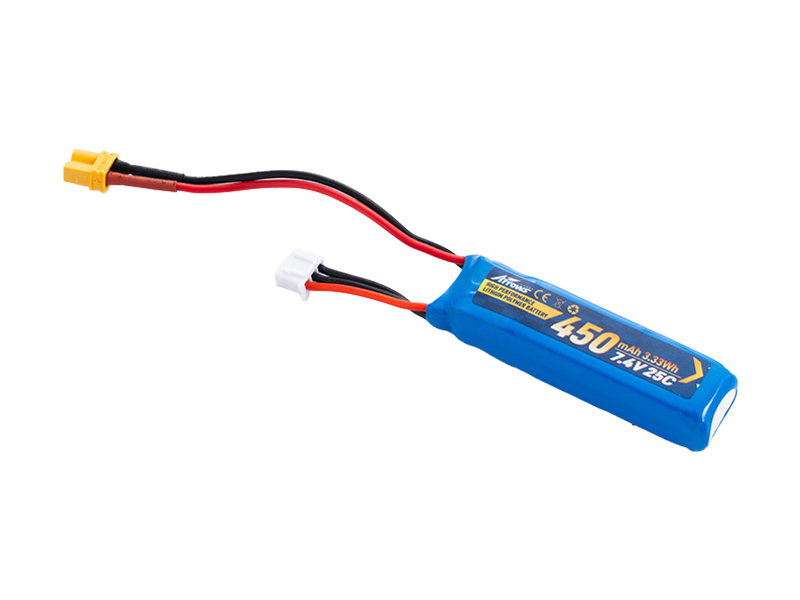 LiPo 2S 450mAh 7.4V 25C (XT30 Plug)