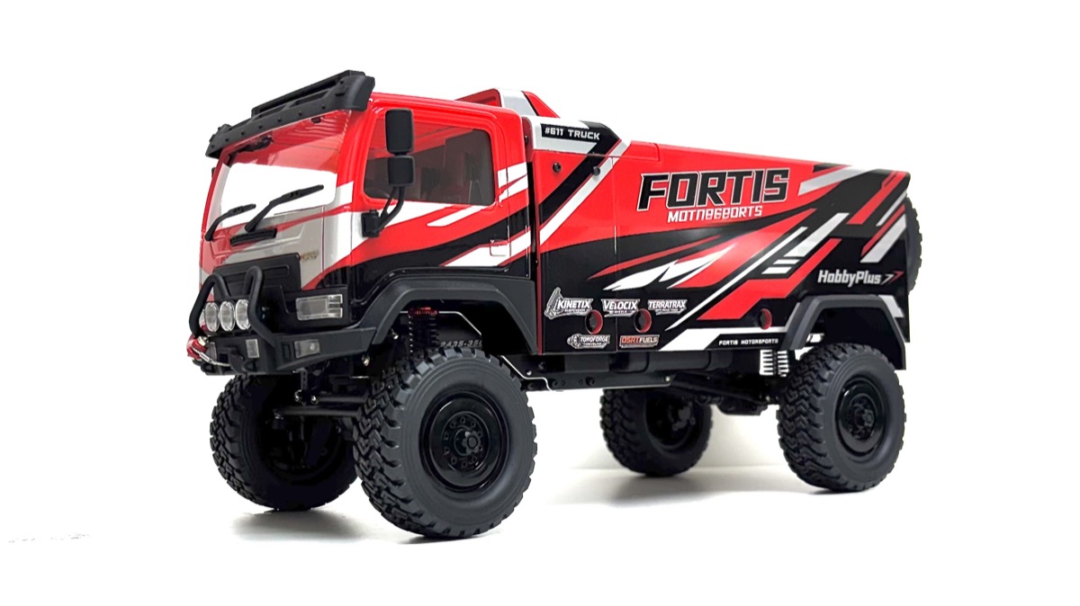 HobbyPlus 1:18 "DKR-4 Fortis" Rally Truck brushless RTR - Red