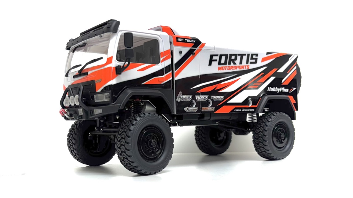 HobbyPlus 1:18 "DKR-4 Fortis" Rally Truck brushless RTR - White