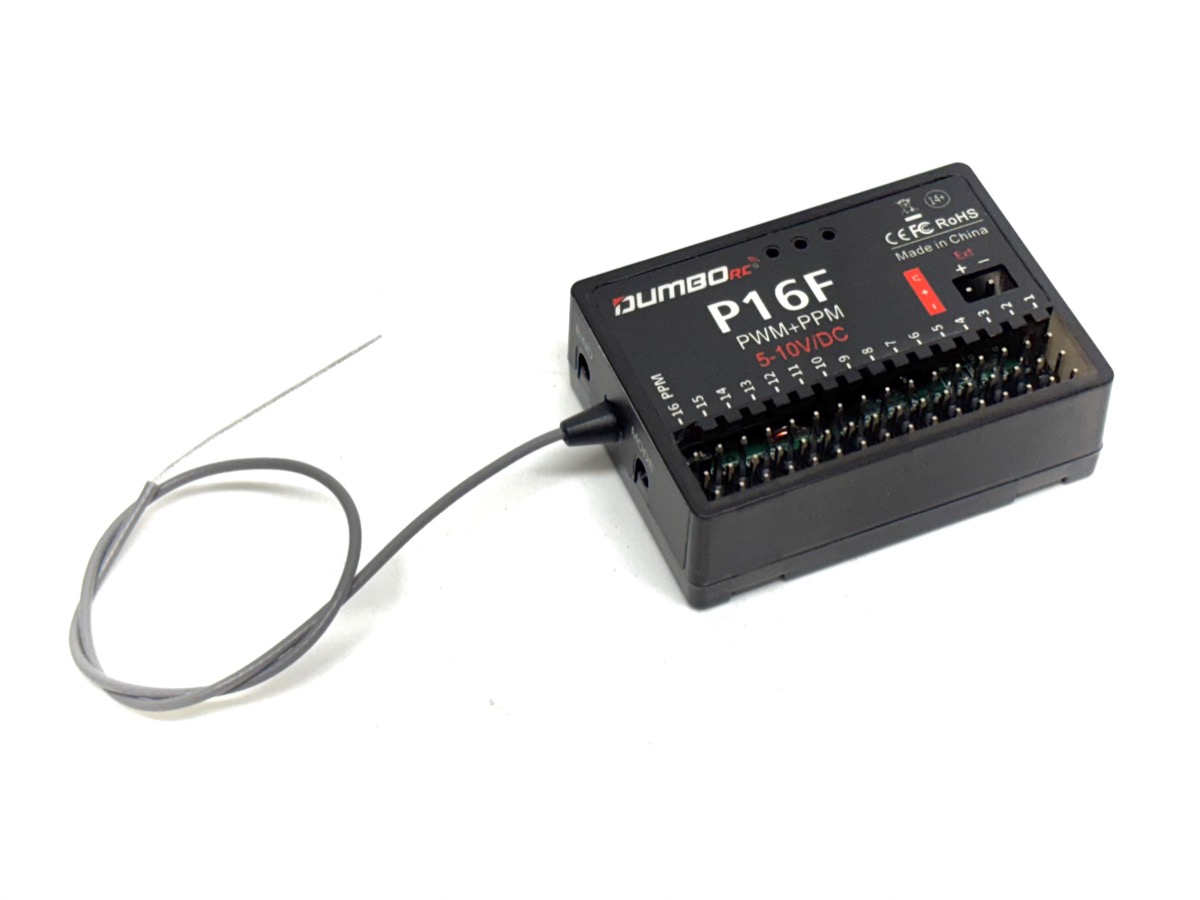 DumboRC 16-Kanal Empfänger "P16F" 2.4GHz